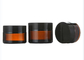 OEM do ODM frascos cosméticos de vidro de 4 onças com tampas Amber Lip Balm Jars