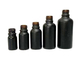 Luxo Negro Cosmético congelado garrafas vazias 30 ml vidro para fundação